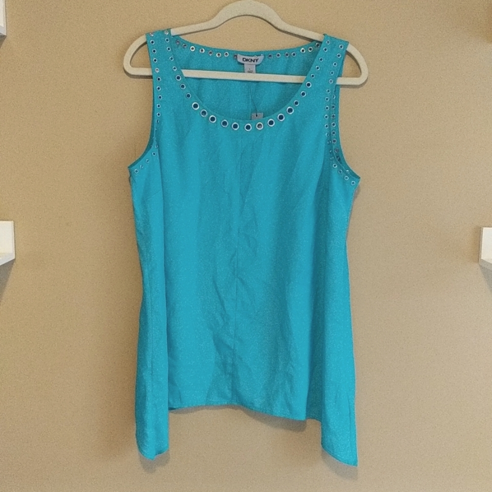 DKNY Teal top NWT!